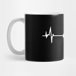Emu Heartbeat EKG Nandu Australia Gift Mug